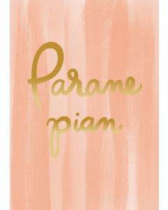 2-osainen kortti Putinki Letters - Parane pian