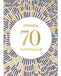 2-osainen kortti Putinki Moments - 70v. Ikävuosikortti