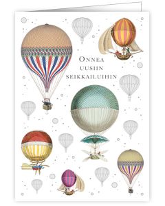 2-osainen kortti Quire - Onnea uusiin seikkailuihin
