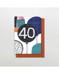 2-osainen kortti STC Scribble - 40v. ikävuosikortti