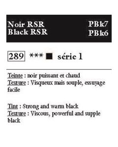 CBN Printing Waterwashable Ink 289 Black RSR (1), 60ml vesiliukoinen syväpainoväri