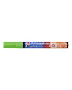 Marabu Tekstiilitussi PLUS 062 3mm vaal.vihreä, vaaleille ja tummille kankaille