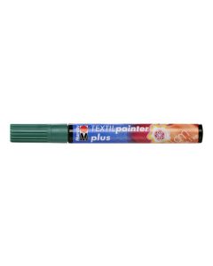 Marabu Tekstiilitussi PLUS 068 3mm tumm.vihreä, vaaleille ja tummille kankaille