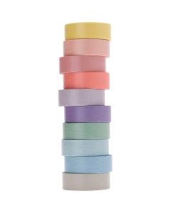 RICO washiteippi 1,5cmx5m pastel 10 kpl