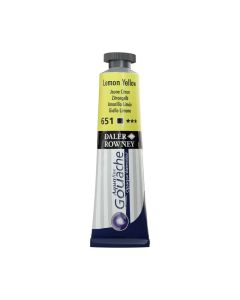 T DR Aquafine Gouache 651 15ml Lemon Yellow