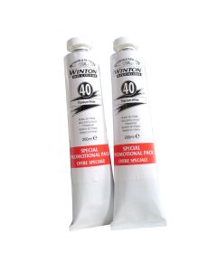 WN Winton Tuplapakkaus 644 (40) 2x200ml (25), Titanium white öljyväri