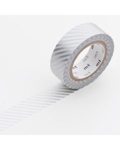 MT masking tape - stripe silver