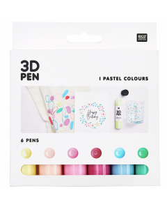 RICO 3D-kohokynälajitelma 6x27 ml Pastel
