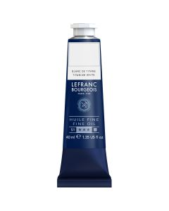 LB Fine Oil 40ml 008 Titanium White, öljyväri