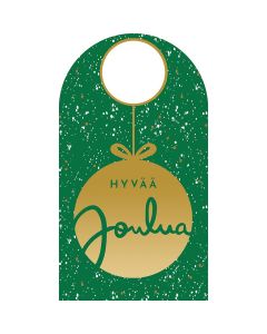 Pullokortti joulu - Hyvää joulua, vihreä