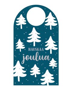 Pullokortti joulu - Hauskaa joulua, sininen