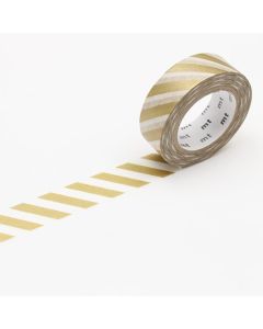 MT masking tape - stripe gold 2
