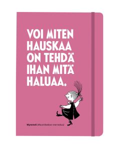 Muistikirja A5 - Voi miten hauskaa on tehdä ihan mitä haluaa