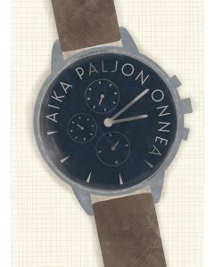 2-osainen kortti Putinki Design - Aika paljon onnea
