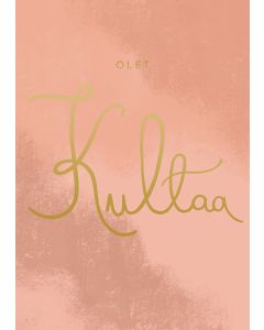 Postikortti Putinki Letters - Olet kultaa
