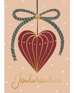 Postikortti joulu Putinki Design - "Joulurauhaa" joulukoriste