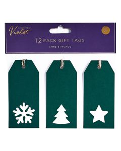 Pakettikorttipakkaus joulu Partisan - Green kraft