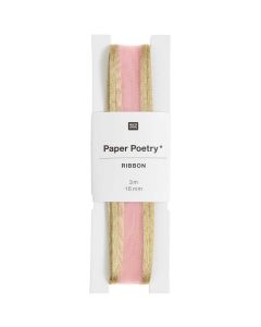 Lahjanauha Paper Poetry - Organza Pink & Gold