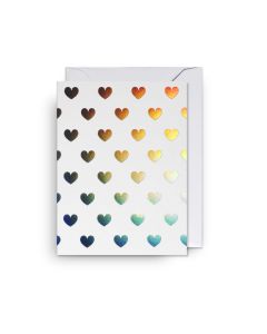 Pikkukortti Lagom - Holographic Love Hearts Sydämet