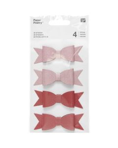 Tarrat Paper Poetry - 3D Stickers Bows, Glitter
