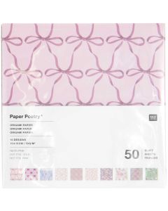 Origamipaperi 50 kpl Rico Design - La Vie en Rose
