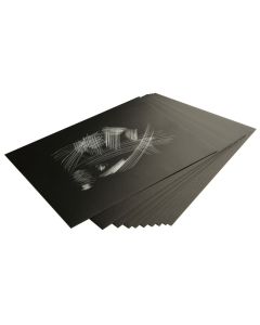 AC Raapekartonki hopea 305x229mm, Silverfoil