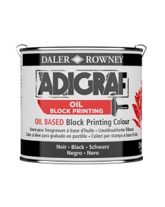 Adigraf Oil Block Printing 250 ml Black, Korvaa 5900002