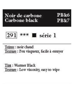 CBN Printing Waterwashable Ink 291 Carbon black(1), 60ml vesiliukoinen syväpainoväri