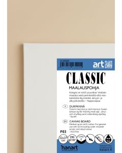 CLASSIC kangaspahvipohja 22x27cm 290g