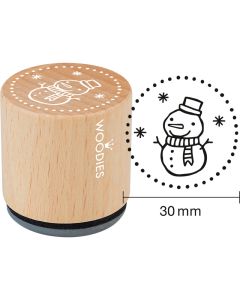 CP Woodies leimasin Snowman