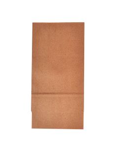 Ilox paperipussi ruskea 12,5x25,5x7cm 12kpl, elintarvikekelpoinen, sis sulkijatarrat