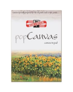 KOH Canvaslehtiö 280g A4 (10) 100% puuvillaa, öljy- ja akryyliväreille