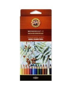 KOH Mondeluz Fruit 12 akvarellikynälaj., kartonkirasia