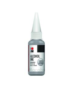 Marabu Alcohol ink 20 ml 782 metallic silver, hopea
