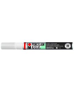 Marabu Posliini-lasitussi 1-2mm 070 White, valkoinen
