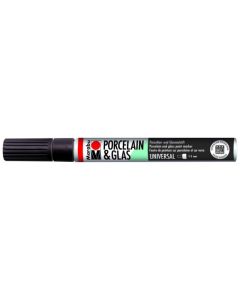 Marabu Posliini-lasitussi 1-2mm 073 Black, musta