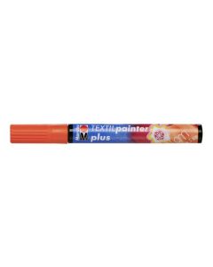 Marabu Tekstiilitussi PLUS 013 3mm oranssi, vaaleille ja tummille kankaille