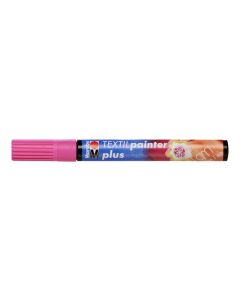 Marabu Tekstiilitussi PLUS 033 3mm ruusu, vaaleille ja tummille kankaille