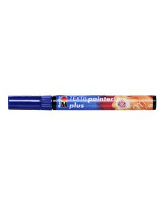 Marabu Tekstiilitussi PLUS 053 3mm tummansininen, vaaleille ja tummille kankaille