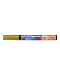 Marabu Tekstiilitussi PLUS 784 3mm kulta, vaaleille ja tummille kankaille