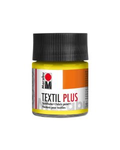 Marabu Tekstiiliväri PLUS 50ml 020 lemon, vaaleille ja tummille kankaille