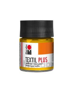 Marabu Tekstiiliväri PLUS 50ml 021 medium yellow, vaaleille ja tummille kankaille