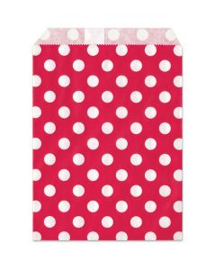 MEYCO Paperipussi 13x16,5cm punainen palloll.25kpl