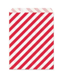 MEYCO Paperipussi 13x16,5cm punainen raita 25kpl