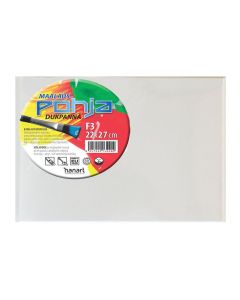 POHJA Kangaspahvipohja F03 22x27cm - paksuus 3 mm, (4800)