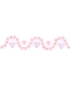 RICO helmikoristeteippi 1,9x50cm Hearts, Rosé