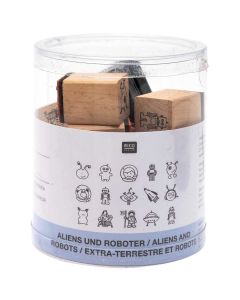 RICO Leimasin 15 kpl alienit ja robotit
