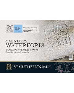 SCM Saunders Waterford 190g 56x76cm PK Nat White /, ColdPressed 100% Cotton