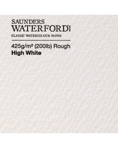SCM Saunders Waterford 425g 56x76cm K High White, Rough 100% Cotton