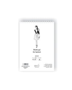 SMLT Marker-lehtiö 100g A4 (50), kierre yläreunassa